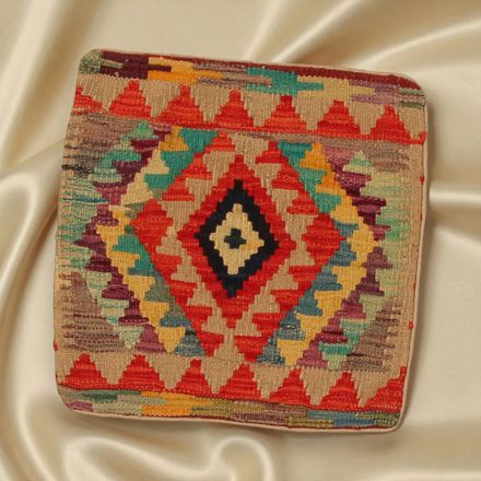 Poduszka dekoracyjna kilim 45x45 ręcznie tkana poszewka na poduszkę