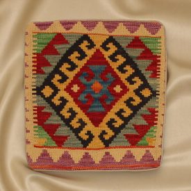Poduszka Kilim 45x45 ręcznie tkana poszewka na poduszkę