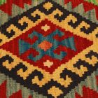 Poduszka Kilim 45x45 ręcznie tkana poszewka na poduszkę