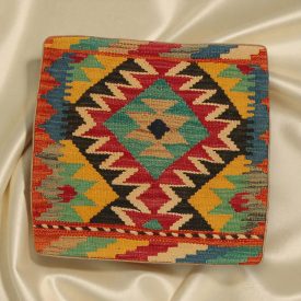 Poduszka Kilim 45x45 ręcznie tkana poszewka na poduszkę