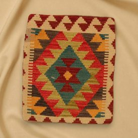 Poduszka Kilim 45x45 ręcznie tkana poszewka na poduszkę