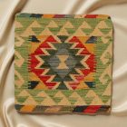 Poduszka Kilim 45x45 ręcznie tkana poszewka na poduszkę