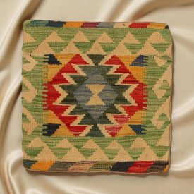 Poduszka Kilim 45x45 ręcznie tkana poszewka na poduszkę