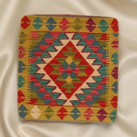 Poduszka Kilim 45x45 ręcznie tkana poszewka na poduszkę