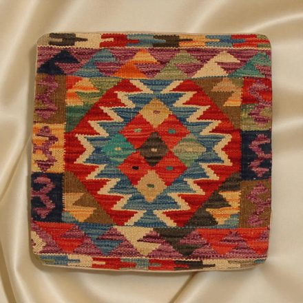 Poduszka Kilim 45x45 ręcznie tkana poszewka na poduszkę