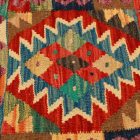 Poduszka Kilim 45x45 ręcznie tkana poszewka na poduszkę