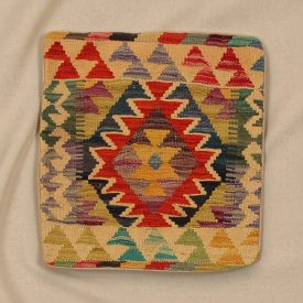 Poduszka Kilim 45x45 ręcznie tkana poszewka na poduszkę