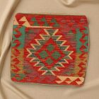 Poduszka Kilim 45x45 ręcznie tkana poszewka na poduszkę