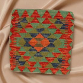 Poduszka Kilim 45x45 ręcznie tkana poszewka na poduszkę