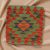Poduszka Kilim 45x45 ręcznie tkana poszewka na poduszkę