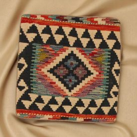 Poduszka Kilim 45x45 ręcznie tkana poszewka na poduszkę