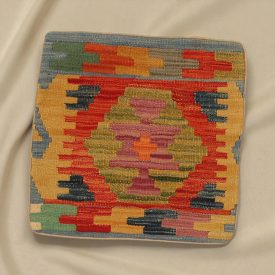 Poduszka Kilim 45x45 ręcznie tkana poszewka na poduszkę