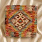 Poduszka Kilim 45x45 ręcznie tkana poszewka na poduszkę