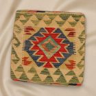 Poduszka Kilim 45x45 ręcznie tkana poszewka na poduszkę