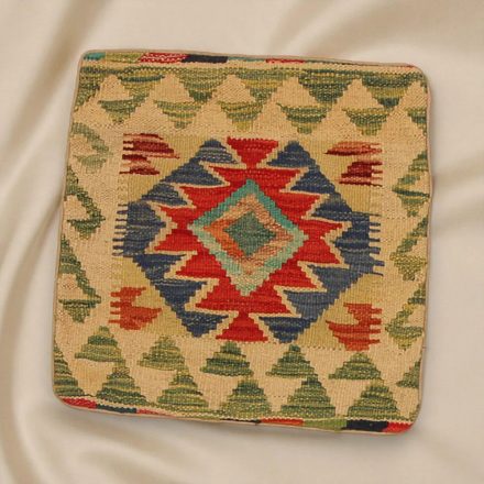 Poduszka Kilim 45x45 ręcznie tkana poszewka na poduszkę