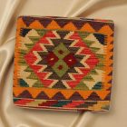 Poduszka Kilim 45x45 ręcznie tkana poszewka na poduszkę