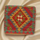 Poduszka Kilim 45x45 ręcznie tkana poszewka na poduszkę
