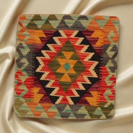 Poduszka Kilim 45x45 ręcznie tkana poszewka na poduszkę
