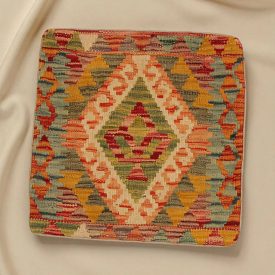 Poszewka na poduszkę Kilim 45x45 ręcznie tkana poduszka