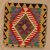 Poszewka na poduszkę Kilim 45x45 ręcznie tkana poduszka dekoracyjna