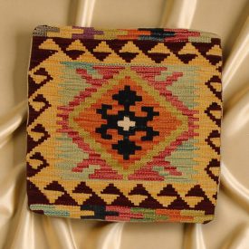   Poszewka na poduszkę Kilim 45x45 ręcznie tkana poduszka dekoracyjna
