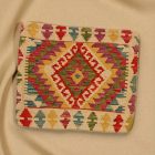 Poduszka dekoracyjna kilim 45x45 ręcznie tkana poszewka na poduszkę