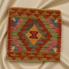 Poduszka dekoracyjna kilim 45x45 ręcznie tkana poszewka na poduszkę