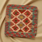 Poduszka dekoracyjna kilim 45x45 ręcznie tkana poszewka na poduszkę