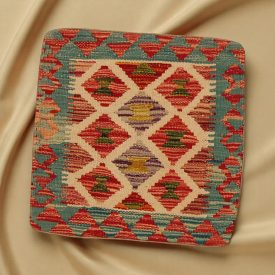   Poduszka dekoracyjna kilim 45x45 ręcznie tkana poszewka na poduszkę
