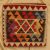 Poduszka dekoracyjna kilim 45x45 ręcznie tkana poszewka na poduszkę