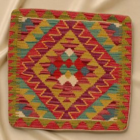   Poduszka dekoracyjna kilim 45x45 ręcznie tkana poszewka na poduszkę