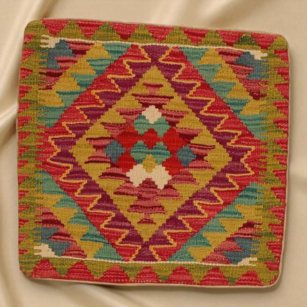 Poduszka dekoracyjna kilim 45x45 ręcznie tkana poszewka na poduszkę