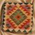 Poduszka dekoracyjna kilim 45x45 ręcznie tkana poszewka na poduszkę