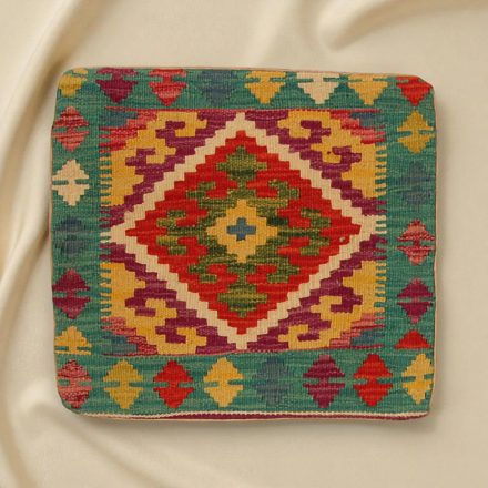 Ręcznie tkana poszewka na poduszkę Kilim 45x45 poduszka dekoracyjna