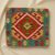 Ręcznie tkana poszewka na poduszkę Kilim 45x45 poduszka dekoracyjna