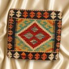 Ręcznie tkana poszewka na poduszkę Kilim 45x45 poduszka dekoracyjna