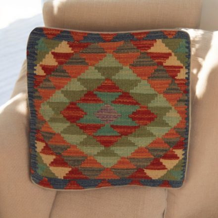 Poduszka dekoracyjna kilim 45x45 ręcznie tkana poszewka na poduszkę