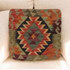 Ręcznie tkana poduszka dekoracyjna 45x45 poszewka na poduszkę Kilim