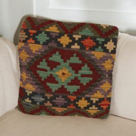   Ręcznie tkana poduszka dekoracyjna 45x45 poszewka na poduszkę Kilim