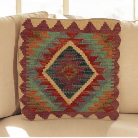   Ręcznie tkana poszewka na poduszkę Kilim 45x45 poduszka dekoracyjna