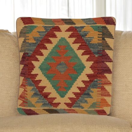 Ręcznie tkana poszewka na poduszkę Kilim 45x45 poduszka dekoracyjna