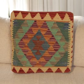   Ręcznie tkana poszewka na poduszkę Kilim 45x45 poduszka dekoracyjna