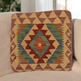 Poduszka ręcznie tkana 45x45 poszewka na poduszkę Kilim