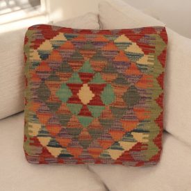   Ręcznie tkana poszewka na poduszkę Kilim 45x45 poduszka dekoracyjna