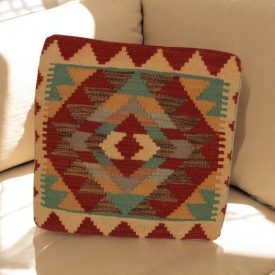   Ręcznie tkana poszewka na poduszkę Kilim 45x45 poduszka dekoracyjna