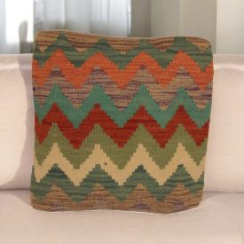   Ręcznie tkana poszewka na poduszkę Kilim 45x45 poduszka dekoracyjna