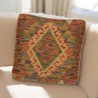Ręcznie tkana poszewka na poduszkę Kilim 45x45 poduszka dekoracyjna