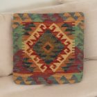 Poduszka ręcznie tkana 45x45 poszewka na poduszkę Kilim