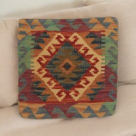 Poduszka ręcznie tkana 45x45 poszewka na poduszkę Kilim