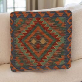 Poduszka ręcznie tkana 45x45 poszewka na poduszkę Kilim